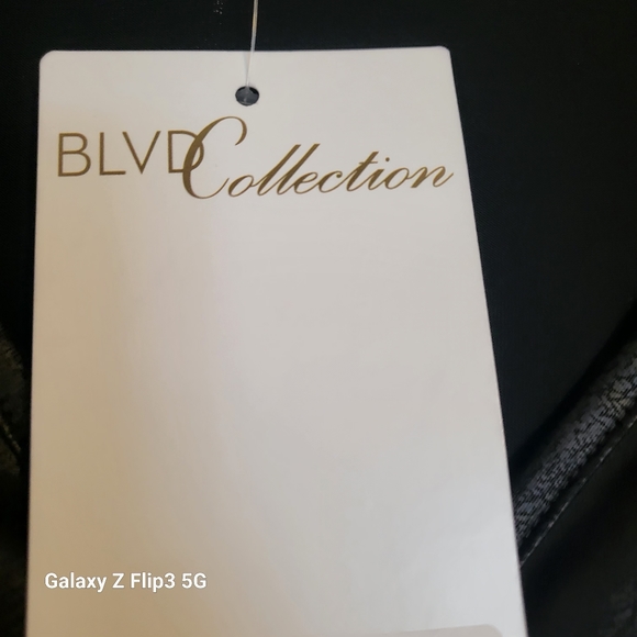 Blvd Collection Womens Dress Black Bodycon Cold Shoulder Large - Picture 14 of 14